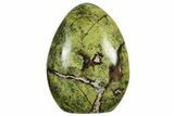 Polished, Free-Standing Green Pistachio Opal - Madagascar #211486-1